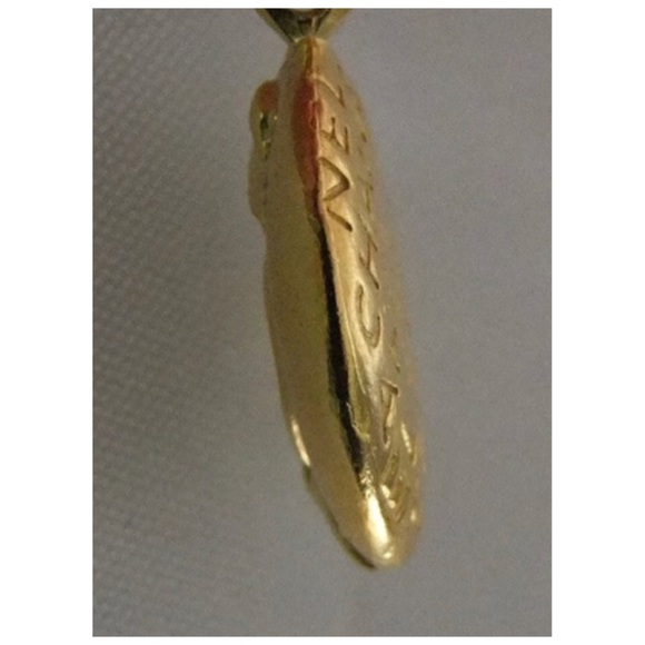 ✨Authentic Vintage CHANEL COCO Mademoiselle Pendant Gold Necklace - Picture 4 of 10